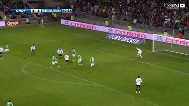 Charity match - Zidane, Ronaldo and Friends v. ASSE All Stars 6-3 Ronaldo, Zidane fantastic combination goal