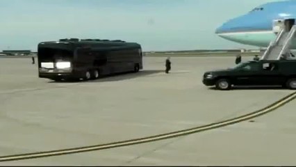 President Barack Obama's $1.1 Million Armored Black Bus