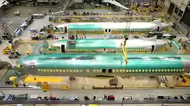 Boeing 737 Manufactured in 3 Mins Must Watch