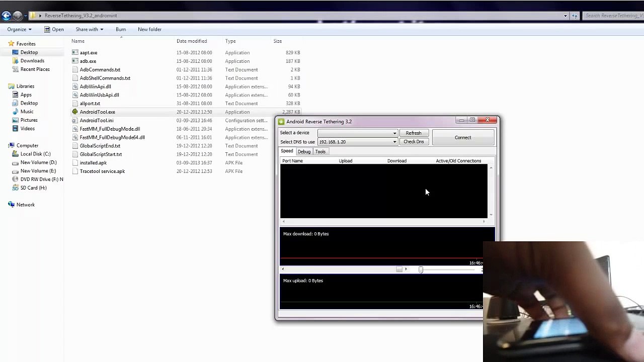 Share your PC Internet Connection with Android via USB
