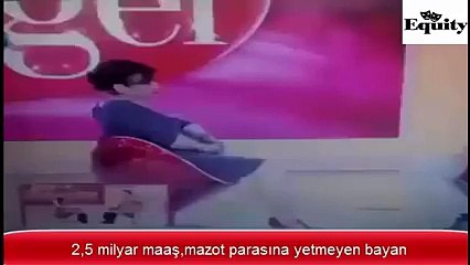 Bu  kadın mazotla çalışıyor