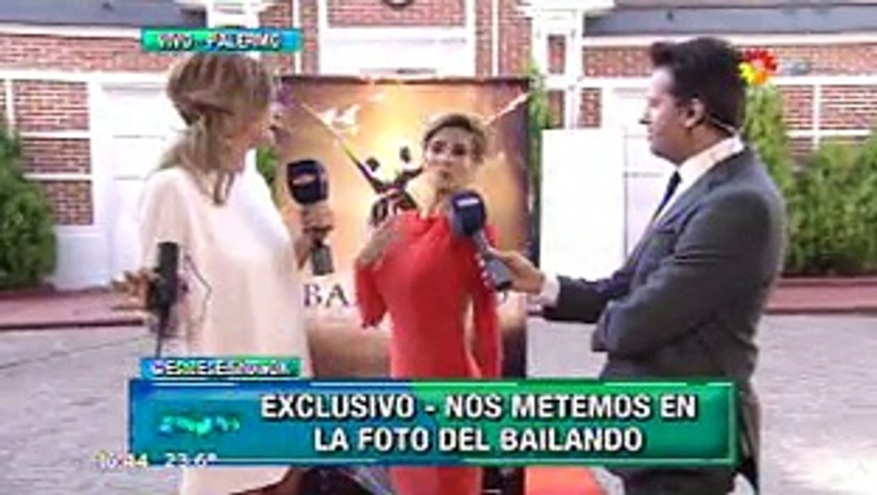 Cinthia Fernandez en la previa del Bailando
