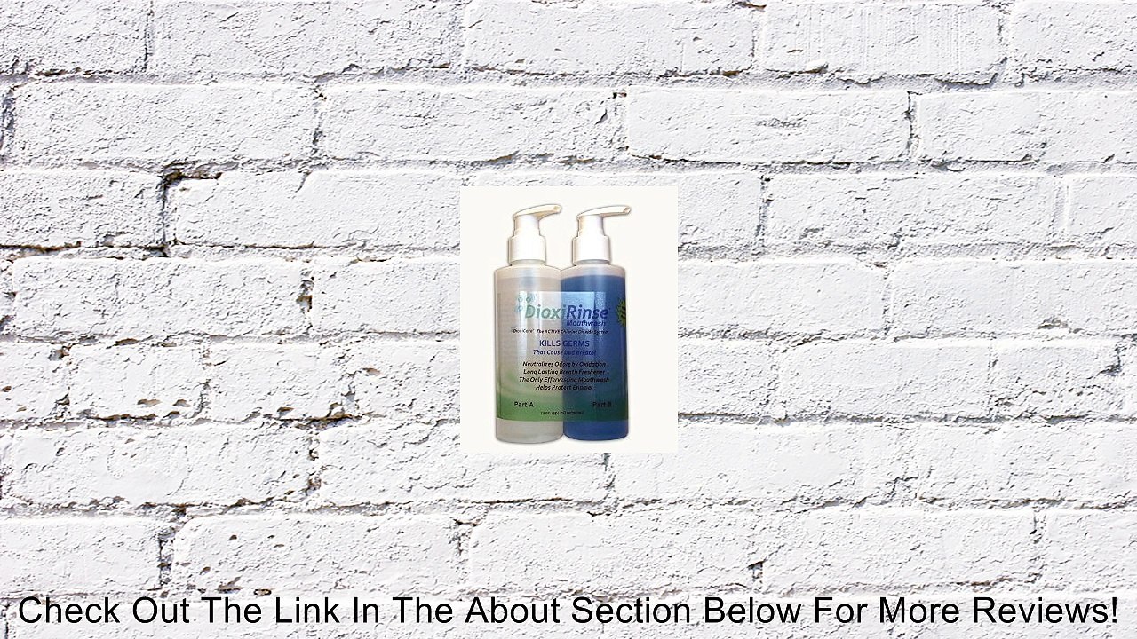 Sensitive Dental Care - DioxiRinse Bacteria Virus Killer, Bleeding Gums Solution, Personal Size (12 Oz.) Review