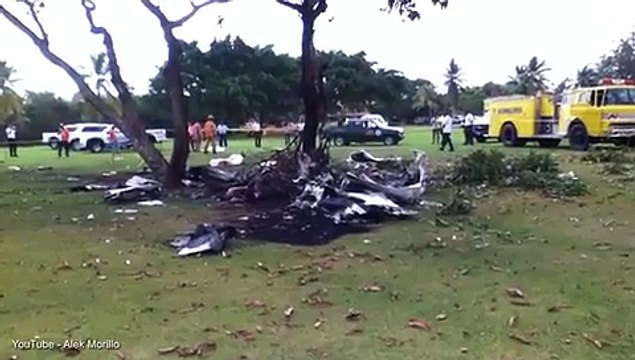 Plane crash in the Dominican Republic kills two Britons and seven others