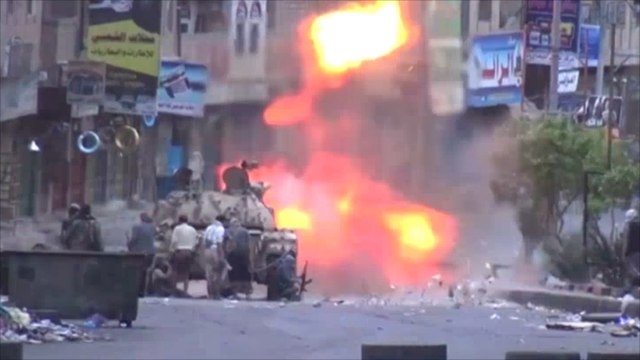 اشتباكات عنيفة بين الحوثيين والمقاومة الشعبية في تعز