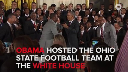 Obama Whiffs A Handshake With His Biggest Fan