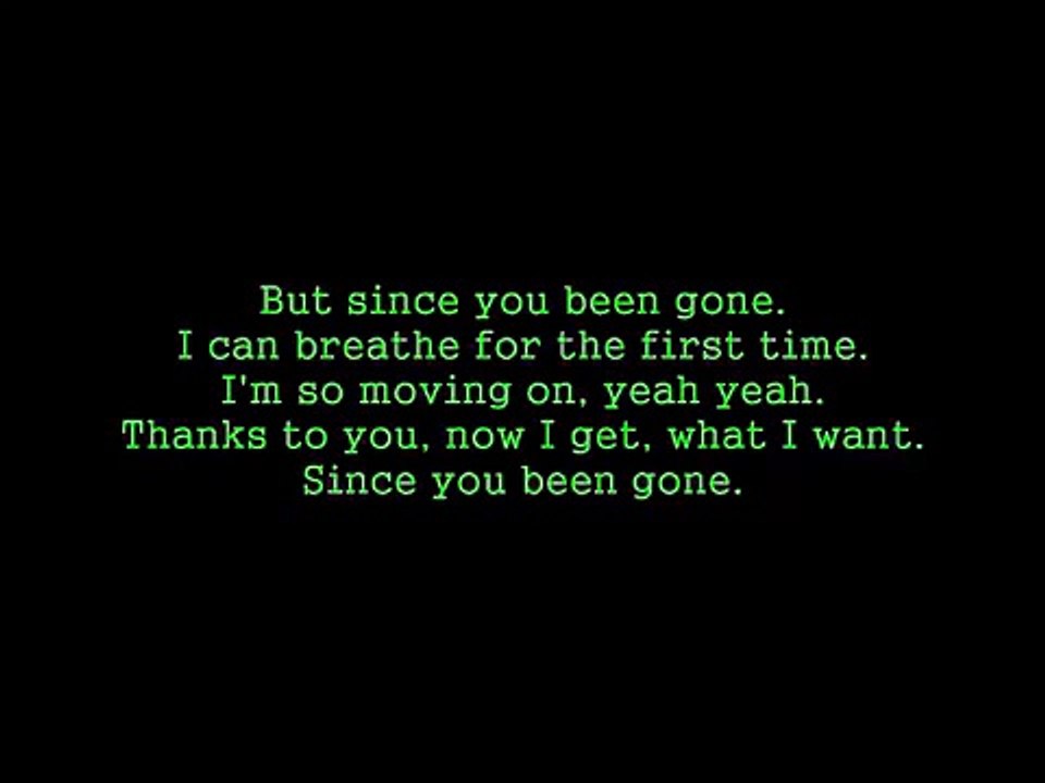 A Day To Remember - Since U Been Gone (Lyrics)