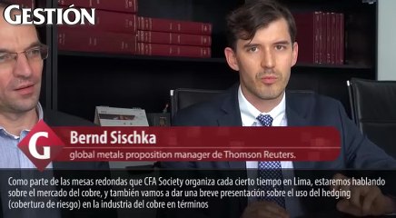 CFA Society Perú presenta estrategias de cobertura en mercado de metales
