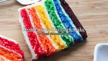 How to Make A Rainbow Cake (Easy, From-Scratch Recipe)