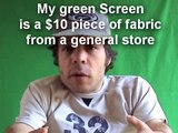 Simple green screen Tutorial. Chroma key in Sony Vegas