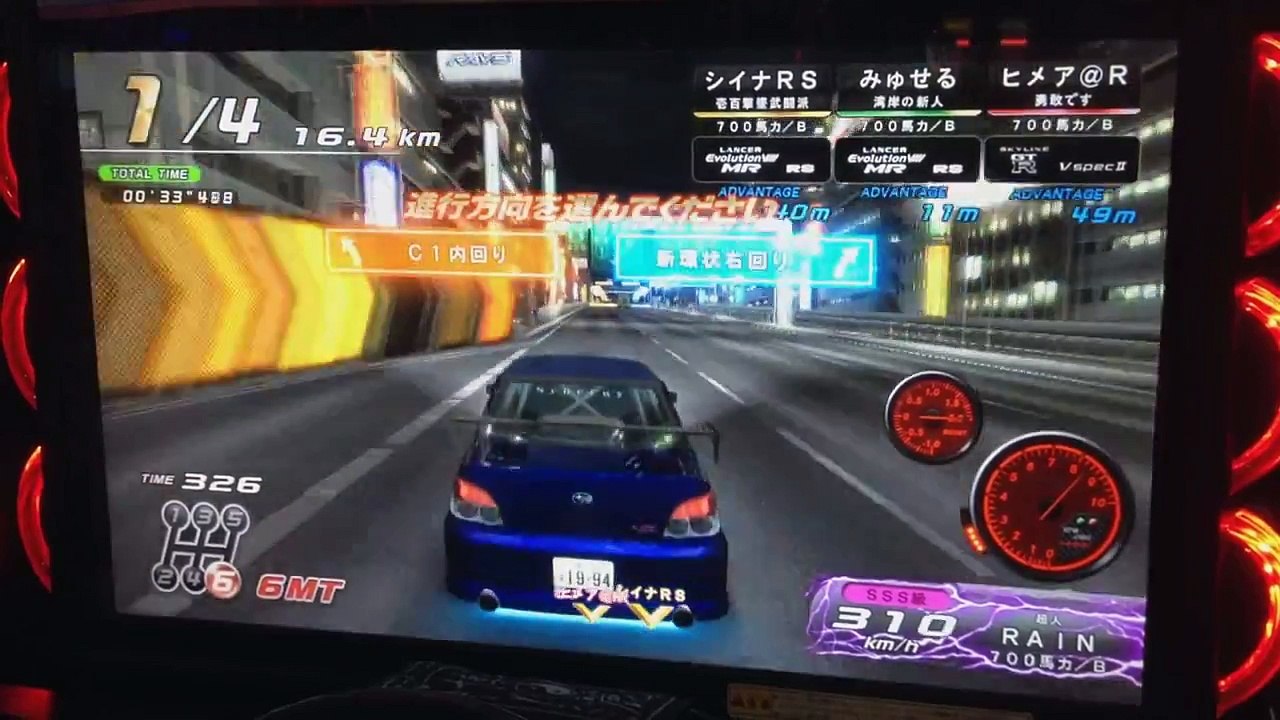 湾岸ミッドナイト４乱入対戦動画22 10000撃墜達成 SSS級　RAIN