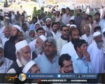پشاور، سرکاری ملازمین کا احتجاج، پولیس کی مظاہرین کو منتشر کرنے کے لئے ہوائی فائرنگ