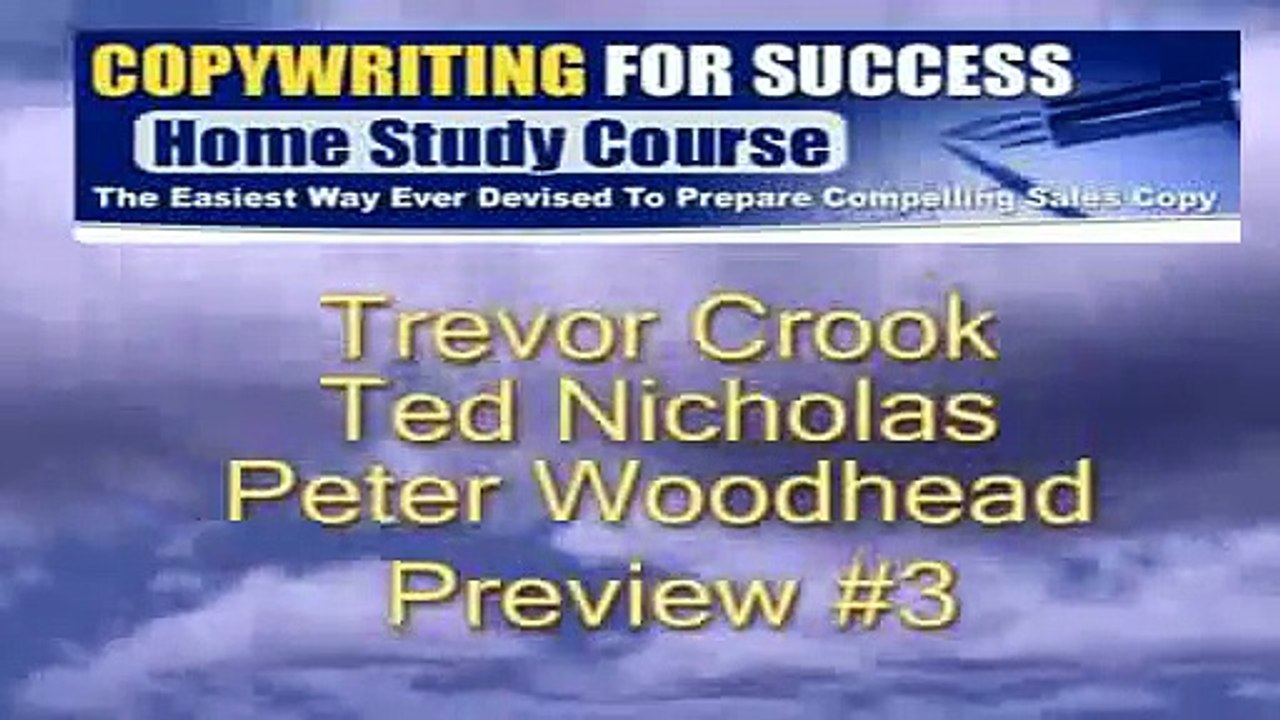 Ted Nicholas - Copywriting Tips For Beginners