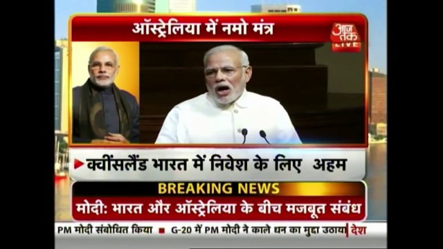 Australia visit: PM Modi delivers full speech in English