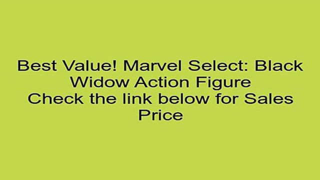 Discount on Marvel Select: Black Widow Action Figure Review Bowling Games For Kids