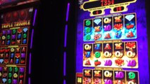 Triple Trouble Slot Machine Bonus - Big Win!!!