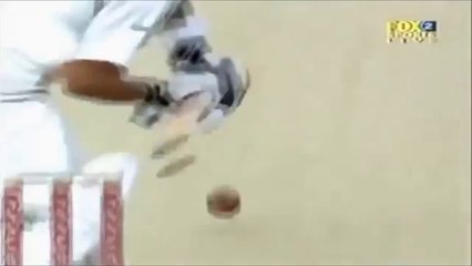 James Anderson bowls Sachin Tendulkar
