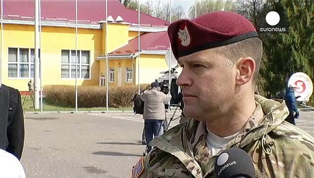 Американские десантники обучают украинских военных