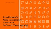 After Effects Project Files - 112 Fresh Animated Icons - VideoHive 9134967