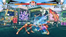 Ultra Street Fighter 4 Omega mode mods sexy new Elena Bikini Slingshot costumes HD 60fps gameplay 1