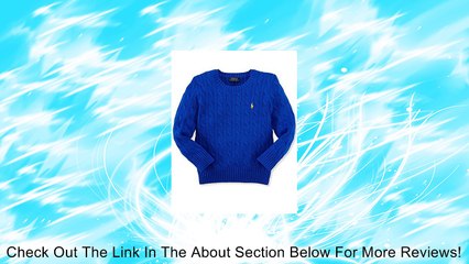 Ralph Lauren Boys' Cable-Knit Sweater Review