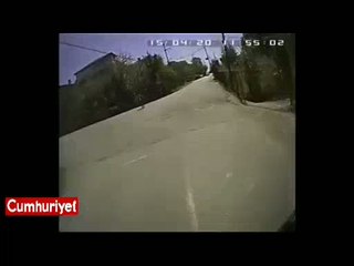 Beykoz'daki halk otobüsü dehşeti kamerada