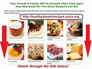 Easy Cookie Guilt Free Desserts - Delicious Guilt Free Desserts that keep you LEAN!