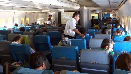 Iran Air Boeing 747-100 (WORLD'S LAST): Cockpit-landing, all cabins [AirClips full flight series]