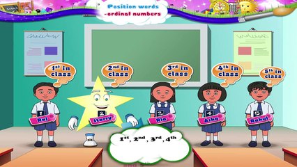 Grade 1 Math: Master Position Words & Ordinal Numbers 🧮