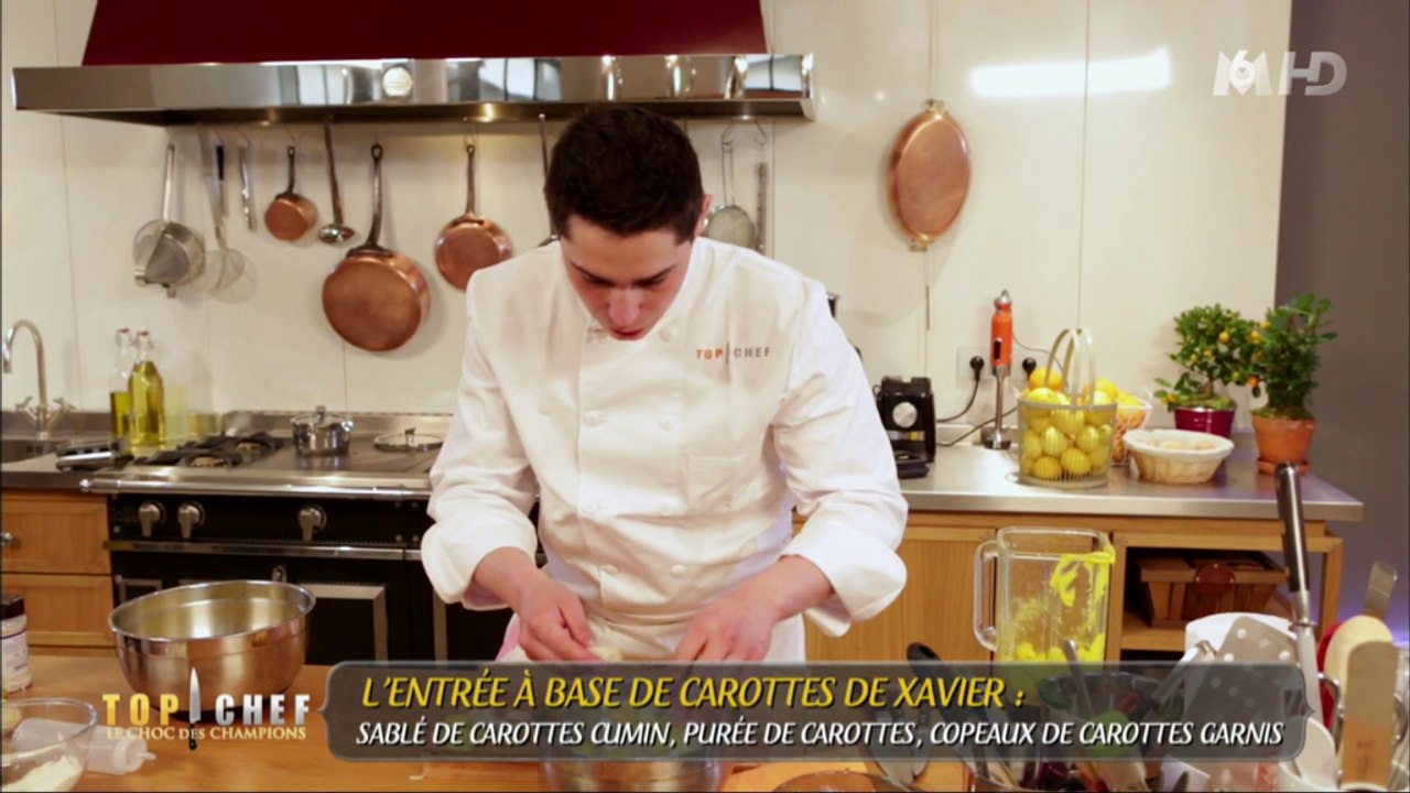 Le sablé de carottes cumin, et purée de carottes de Xavier Koenig