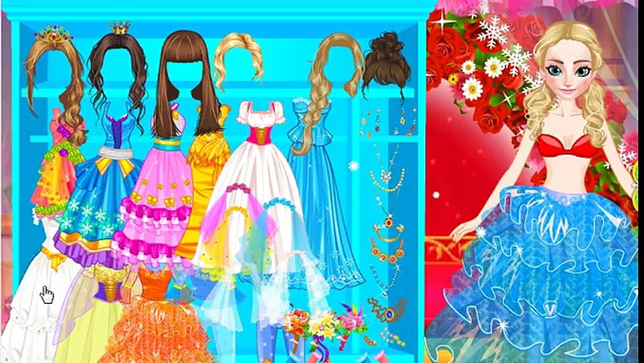 Princesa congelada Anna juego de maquillaje de boda - Makeover para Anna_ por su boda con Kristoff