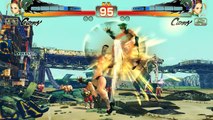 Ultra Street Fighter 4 Omega mode mods sexy new Kitty Cammy costumes gameplay 60fps HD 1080p