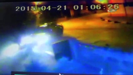 3 katlı binanın duvarına çarparak durabildi