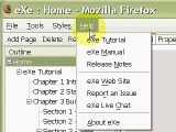 eXe tutorial:  How to upload eXe SCORM/IMS to Moodle