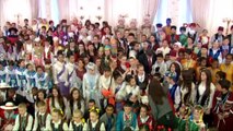 5davutoğlu, TRT Uluslararası Çocuk Şenligi'ne Katılan Çocukları Kabul Etti 5
