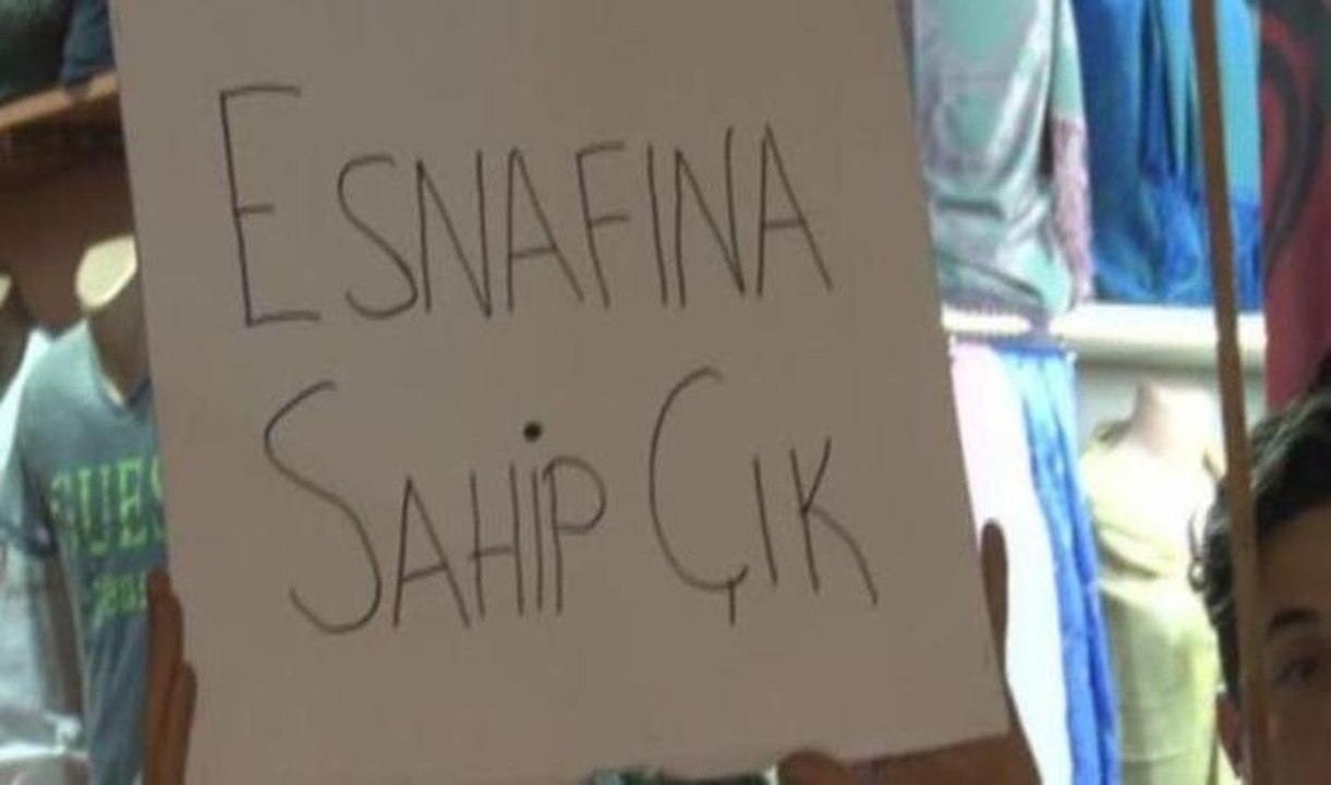 Kapalıçarşı'da eylem