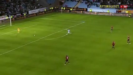 Amazing goal by John Guidetti against Malmö FF (2010)