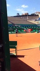 Grigor Dimitrov trick shot