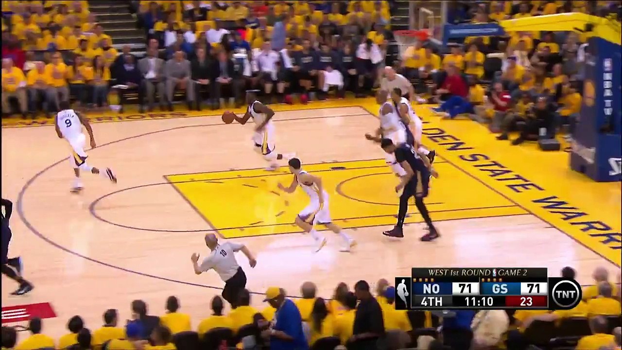 Klay Thompson Slam Dunk _ Pelicans vs Warriors _ Game 2 _ April 20, 2015 _ 2015 NBA Playoffs