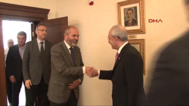 Kılıçdaroğlu, Disk, Kesk, TMMOB ve Ttb Yöneticileri ile Görüştü