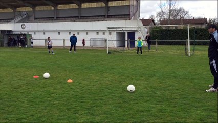 Séance tir au but des U11 le 4 avril 2015