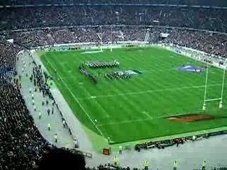 l'hymne français au match FRANCE-ECOSSE