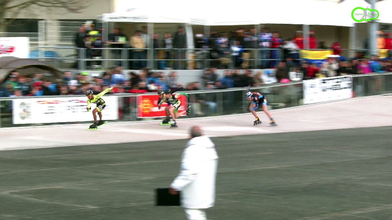 2015 Pibrac 500m vitesse junior A hommes demi finale 1