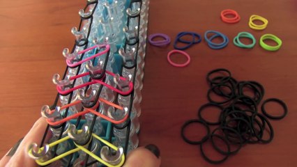 Rainbow Loom : How to make a Zippy Chain Bracelet