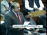 Dunya News-Nawaz Sharif addresses  joint session of the parliament on 21-04-2015