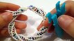 Rainbow Loom : How to create a Spiral Bracelet (Variation of the  Frozen bracelet by rainbow loom)