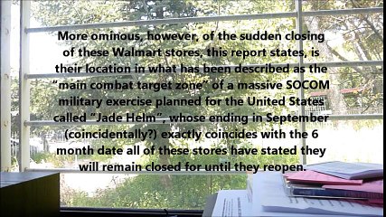 WALMART Underground Tunnels   INSIDER INFO PROMPT CLOSINGS