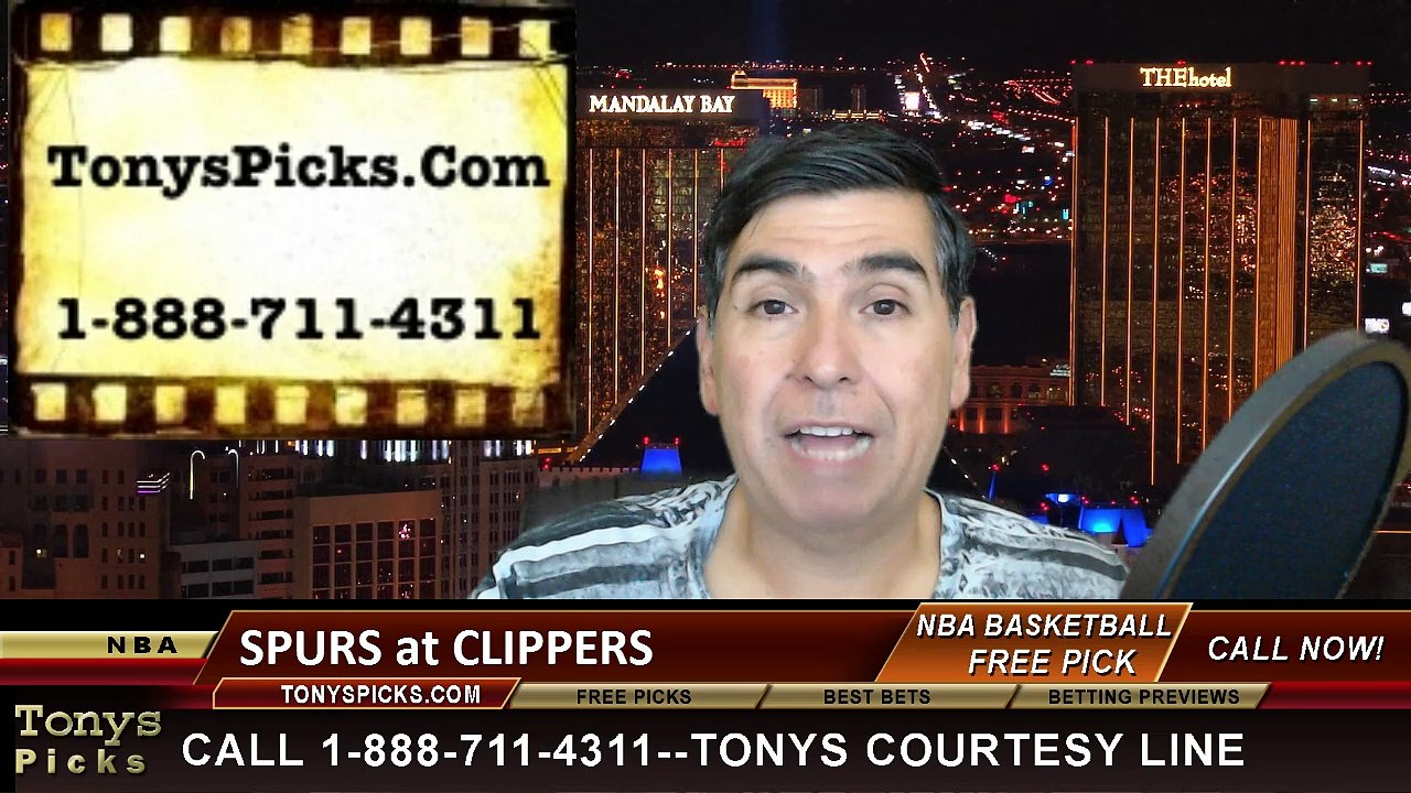NBA Playoff Free Pick Game 2 LA Clippers vs. San Antonio Spurs Odds Prediction Preview 4-22-2015