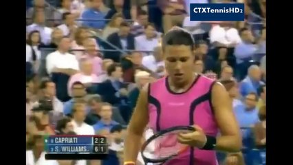 Capriati vs Serena 2004 US Open Highlights