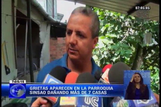 Falla geológica en parroquia del cantón Zaruma